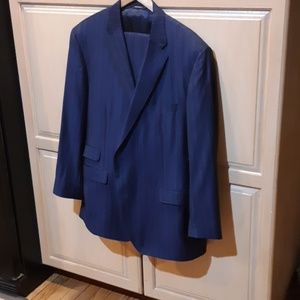 Paul Stewart Blue Pinstripe Suit